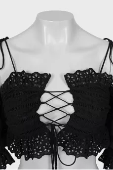 Black tie top