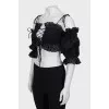 Black tie top