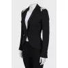 Black jacket with crystals