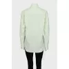 Straight shirt decorated with crystals