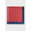Silk scarf with signature print