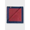 Silk scarf with signature print