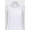 White sleeveless dress