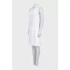 White sleeveless dress