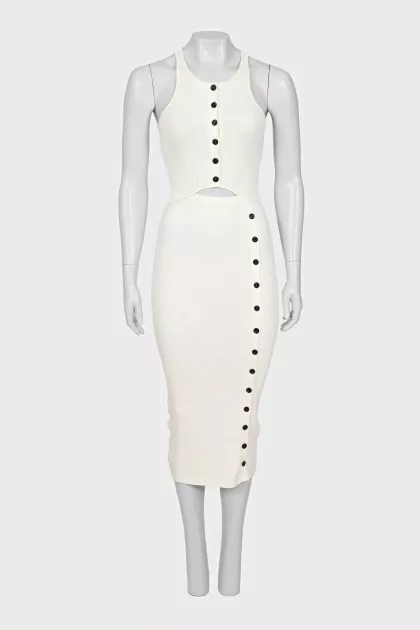Bodycon dress with cutout