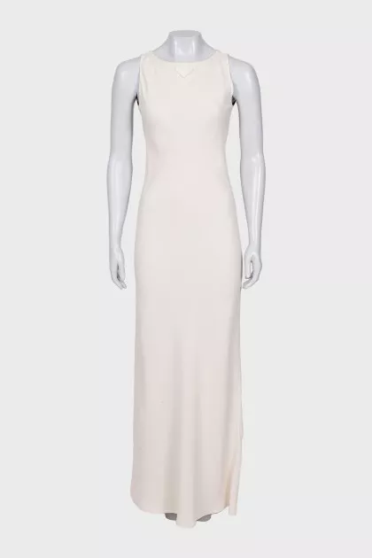 Beige maxi dress