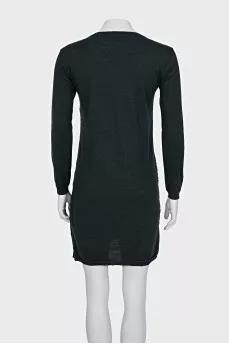 Straight cut dress with lace