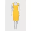 Fitted dress with side zip