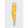 Fitted dress with side zip