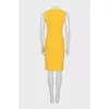 Fitted dress with side zip