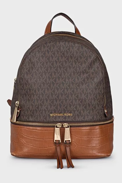 Brown Monogram Canvas Backpack