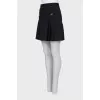 Wool skirt with gold decor
