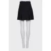 Wool skirt with gold decor