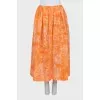 Full printed skirt