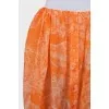 Full printed skirt