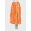 Full printed skirt