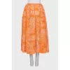 Full printed skirt