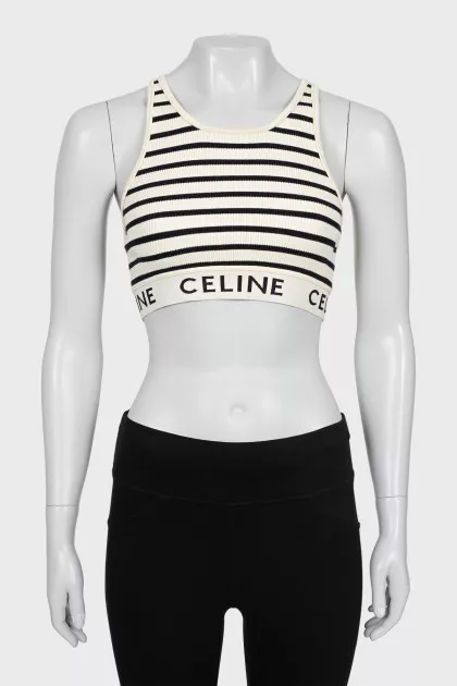 Black striped top