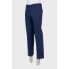 Men's trousers with embroidered monogram