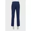 Men's trousers with embroidered monogram