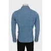 Men's denim shirt with buttons