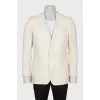 Men's Striped Linen Jacket