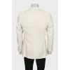 Men's Striped Linen Jacket