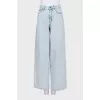 Light blue jeans with tag