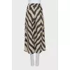 Striped linen trousers