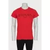 Men's red t-shirt