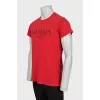 Men's red t-shirt