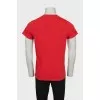 Men's red t-shirt