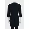 Black V-neck cardigan
