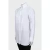 White shirt with cufflinks