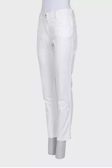 Low rise straight leg jeans