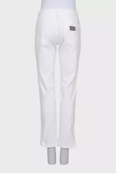 Low rise straight leg jeans