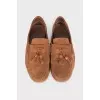 Men's Brown Suede Loafers
