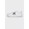 Men's textile sneakers in white