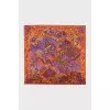 Silk scarf with bright print