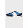Blue textile sneakers