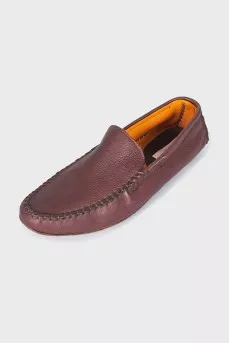 Мужские мокасины из кожи