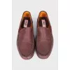 Men's leather moccasins