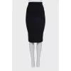 Skirt with relief pattern