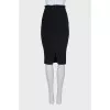Skirt with relief pattern