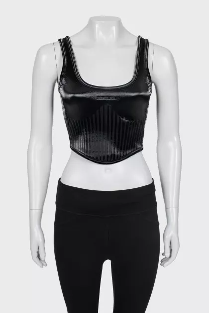 Top with relief texture