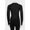 Black silk pullover