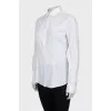 White fitted shirt
