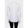 White fitted shirt