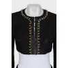 Lace Jacket with Chain
