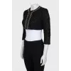 Lace Jacket with Chain